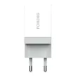 Foneng K210 Fast Charger USB-A hálózati töltő adapter USB-C kábellel, gyorstöltő, 2.1A, fehér