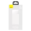 Baseus Bipow Powerbank, hordozható külső akkumulátor 2xUSB-A/USB-C/Micro-USB, LED kijelzővel, 10000 mAh, 15W, fehér