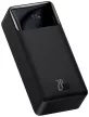 Baseus PPBD050401 Bipow PD Power Bank, hordozható külső akkumulátor 2xUSB/USB-C/micro USB, 30000 mAh, 20W, fekete