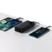 Baseus PPBD050401 Bipow PD Power Bank, hordozható külső akkumulátor 2xUSB/USB-C/micro USB, 30000 mAh, 20W, fekete