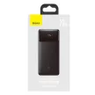 Baseus PPBD050401 Bipow PD Power Bank, hordozható külső akkumulátor 2xUSB/USB-C/micro USB, 30000 mAh, 20W, fekete