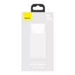 Baseus Bipow Powerbank, hordozható külső akkumulátor 2xUSB-A/USB-C/Micro-USB, LED kijelzővel, 10000 mAh, 20W, fehér