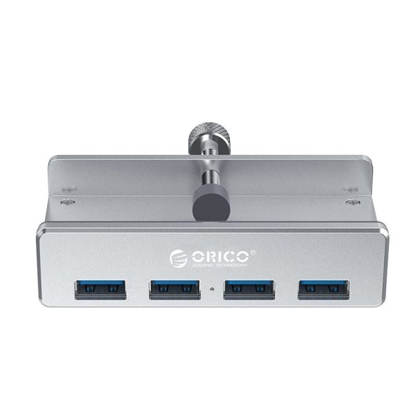 Orico 4in1 Hub 4xUSB-A 3.0, USB-A/USB-A kábellel, 100 cm, ezüst