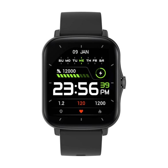 Colmi P8 PLUS GT Smartwatch okosóra, fekete