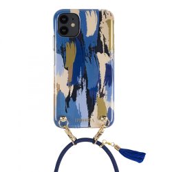   Iphoria  iPhone 11 Transparent Color Splash nyakba akasztós hátlap, tok, mintás, színes