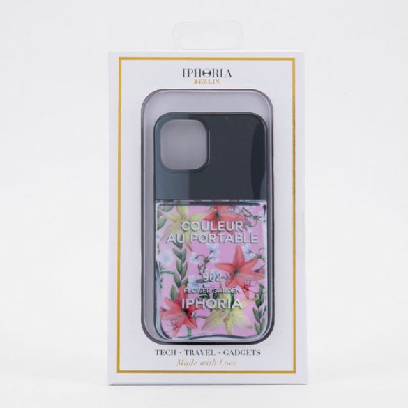 Iphoria iPhone 12 12 Pro Nailpolish Flower Garden hátlap, tok, mintás, színes