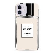   Iphoria iPhone 12/12 Pro Parfum au Portable Oh Boy hátlap, tok, mintás, bézs