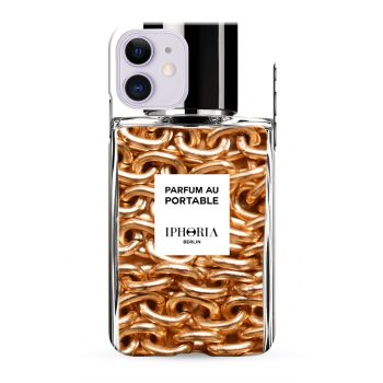   Iphoria iPhone 12/12 Pro Parfum au Portable Golden Chains hátlap, tok, mintás, arany