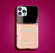 Iphoria iPhone 12/12 Pro Couleur Au Portable Bodytalk hátlap, tok, mintás, rózsaszín