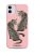Iphoria iPhone 11 Leopards hátlap, tok, mintás, rózsaszín