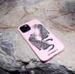 Iphoria iPhone 11 Leopards hátlap, tok, mintás, rózsaszín