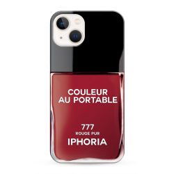   Iphoria  iPhone 13 Couleur Au Portable hátlap, tok, mintás, bordó