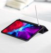 USAMS Winto iPad Pro 12.9 (2020) oldalra nyíló okostok, fekete