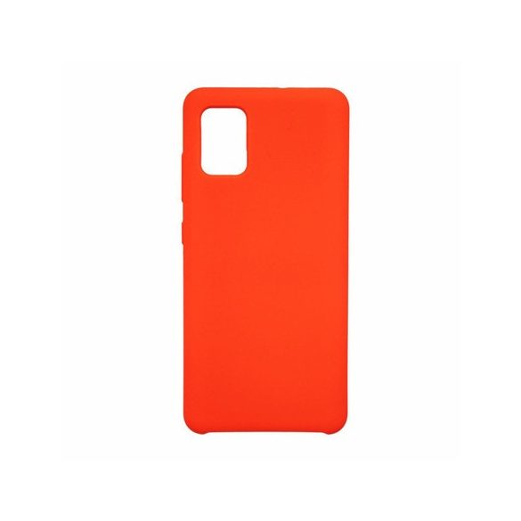 Silicone Case Samsung Galaxy A31 hátlap, tok, piros
