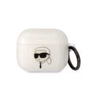   Karl Lagerfeld 3D Logo NFT Karl Head TPU Case AirPods 3 (KLA3HNIKTCT) tok, fehér