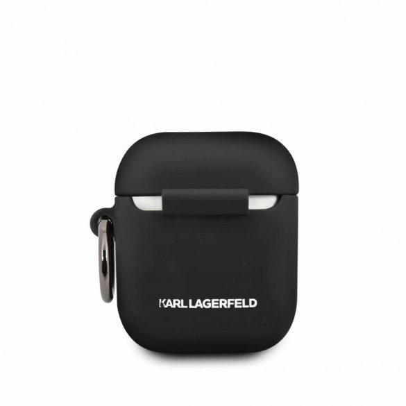 Karl Lagerfeld Apple Airpods Choupette (KLACA2SILCHBK) szilikon tok, fekete