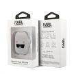 Karl Lagerfeld Apple Airpods Choupette (KLACA2SILCHWH) szilikon tok, fehér