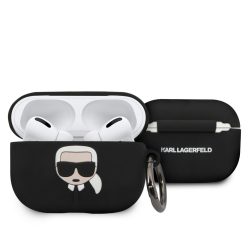 Karl Lagerfeld Apple Airpod Pro szilikon tok, fekete