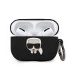 Karl Lagerfeld Apple Airpod Pro szilikon (KLACAPSILGLBK) tok, fekete