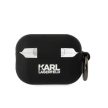 Karl Lagerfeld Airpods Pro 2 Silicone Karl Head 3D (KLAP2RUNIKK) tok, fekete