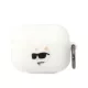 Karl Lagerfeld 3D Logo NFT Choupette Head Silicone Case AirPods Pro (KLAPRUNCHH) tok, fehér