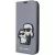 Karl Lagerfeld KLBKP14XSANKCPG Saffiano Karl & Choupette Karl & Choupette iPhone 14 Pro Max 6.7" oldalra nyíló tok, ezüst