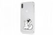 Karl Lagerfeld iPhone Xs Max Fun Choupette Hard (KLHCI65CFNRC) hátlap, tok, átlátszó