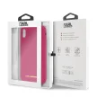 Karl Lagerfeld iPhone Xs Max Silicone Case Soft Touch (KLHCI65SLROG) hátlap, tok, rózsaszín