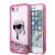 Karl Lagerfeld iPhone 7/8/SE (2020/2022) Glitter Karl Head (KLHCI8LNKHCP) hátlap, tok, rózsaszín