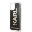 Karl Lagerfeld iPhone 11 Pro Karl Logo Glitter (KLHCN58KAGBK) hátlap, tok, fekete