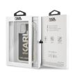 Karl Lagerfeld iPhone 11 Pro Karl Logo Glitter (KLHCN58KAGBK) hátlap, tok, fekete