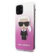 Karl Lagerfeld iPhone 11 Pro Degrade Ikonik Full Body (KLHCN58TRDFKPI) hátlap, tok, fekete