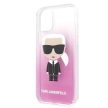 Karl Lagerfeld iPhone 11 Pro Degrade Ikonik Full Body (KLHCN58TRDFKPI) hátlap, tok, fekete