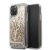 Karl Lagerfeld iPhone 11 Pro Liquid Glitter Signature (KLHCN58TRKSGO) hátlap, tok, arany