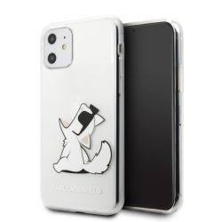   Karl Lagerfeld iPhone 11 Fun Choupette Hard (KLHCN61CFNRC) hátlap, tok, átlátszó