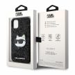 Karl Lagerfeld iPhone 11/XR Glitter Choupette (KLHCN61G2CPK) hátlap, tok, fekete