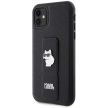 Karl Lagerfeld KLHCN61GSACHPK Choupette Pins Case iPhone 11 tok, fekete