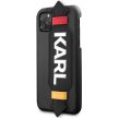 Karl Lagerfeld iPhone 11 Pro Max Strap Cover (KLHCN65HDAWBK) hátlap, tok, fekete