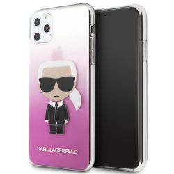   Karl Lagerfeld iPhone 11 Pro Max Degrade Ikonik Full Body hátlap, tok, fekete