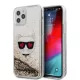 Karl Lagerfeld iPhone 12 Pro Max Choupette Glitter (KLHCP12LLCGLGO) hátlap, tok, arany