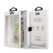 Karl Lagerfeld iPhone 12 Pro Max Floating Charms Liquid Glitter Iconic (KLHCP12LROGO) hátlap, tok, arany