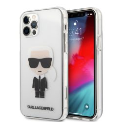   Karl Lagerfeld iPhone 12 Pro Max Iconic Full Body hátlap, tok, átlátszó