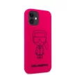 Karl Lagerfeld iPhone 12 Mini Ikonik Outline (KLHCP12SSILFLPI) hátlap, tok, rózsaszín