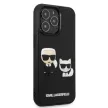 Karl Lagerfeld iPhone 13 Pro Karl & Choupette Iconic 3D (KLHCP13L3DRKCK) hátlap, tok, fekete