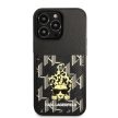 Karl Lagerfeld iPhone 13 Pro Karlimals Cardslot (KLHCP13LCANCNK) hátlap, tok, fekete