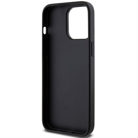 Karl Lagerfeld iPhone 13/13 Pro Gripstand Saffiano Choupette Pins (KLHCP13LGSACHPK) hátlap, tok, fekete