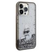 Karl Lagerfeld KLHCP13LLKCNSK Liquid Glitter iPhone 13 Pro tok, átlátszó