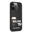 Karl Lagerfeld iPhone 13 Pro 3D Karl & Choupette Full Body (KLHCP13LPCUSKCBK) hátlap, tok, fekete
