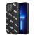 Karl Lagerfeld iPhone 13 Pro Allover (KLHCP13LPULMBK3) hátlap, tok, fekete