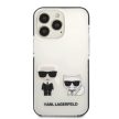 Karl Lagerfeld KLHCP13LTPEKCW Karl&Choupette iPhone 13/13 Pro 6.1" hátlap, tok, fehér